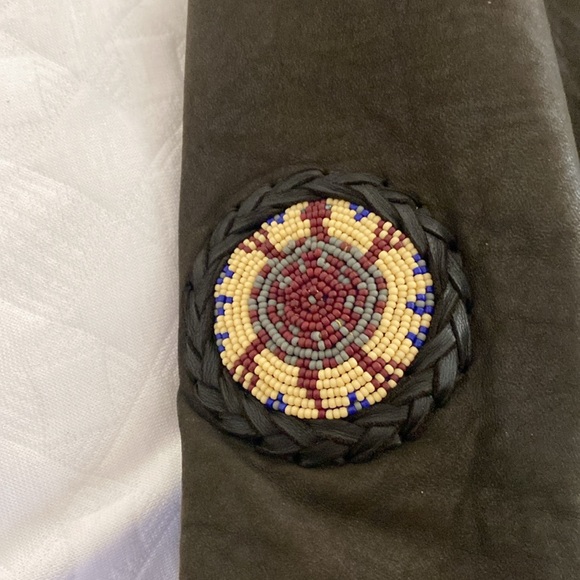 Vintage Maverick Leather beaded and fringe jacket. - Picture 4 of 6